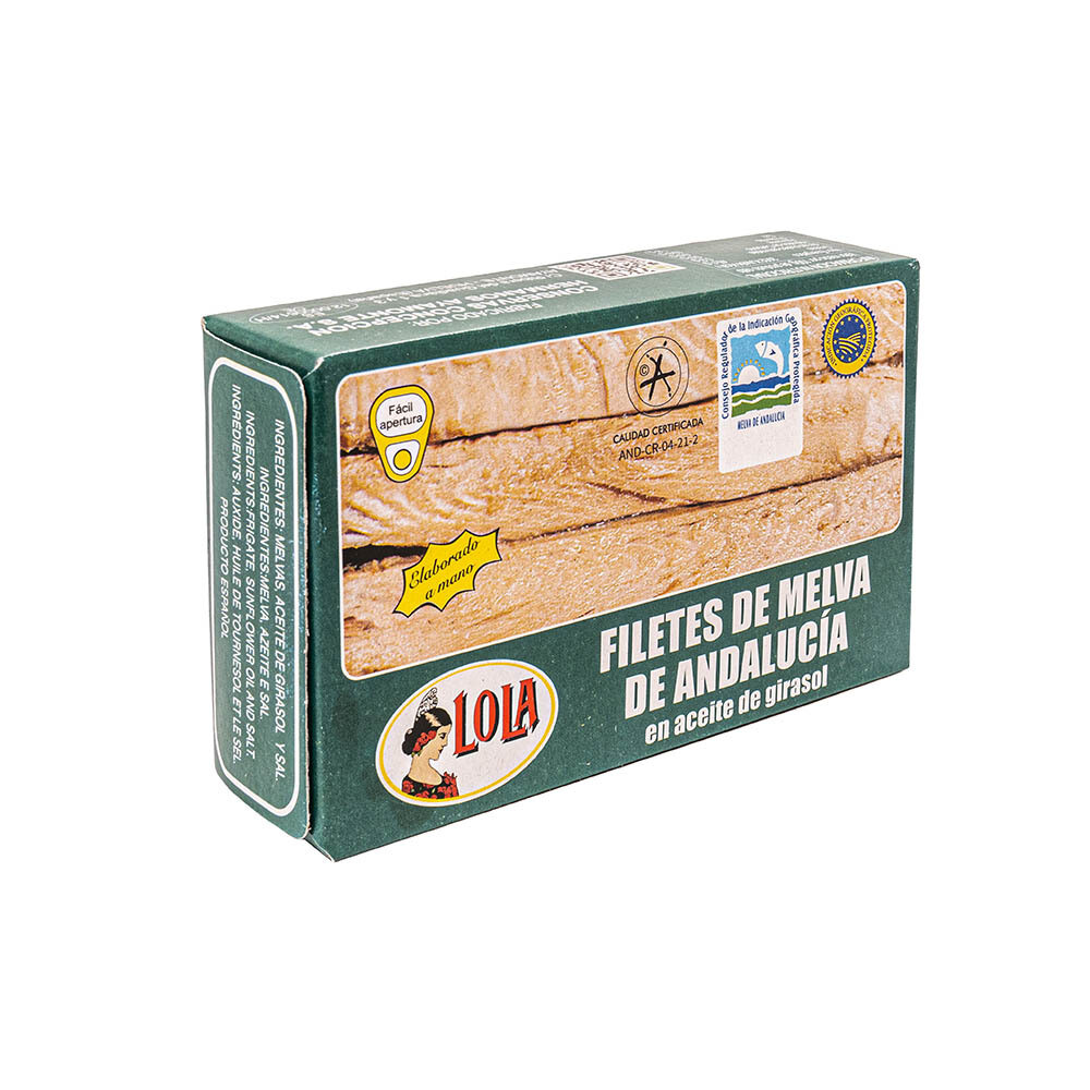 Filete de Melva en aceite de girasol Lola  115 gr