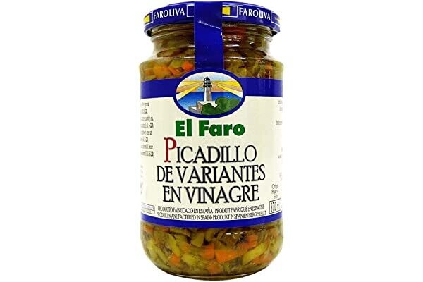 Picadillo de Variantes en Vinagre El Faro 350 gr