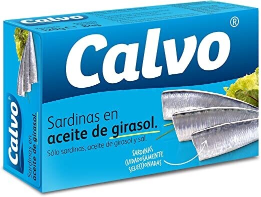Sardinas en aceite de girasol Calvo 120 gr