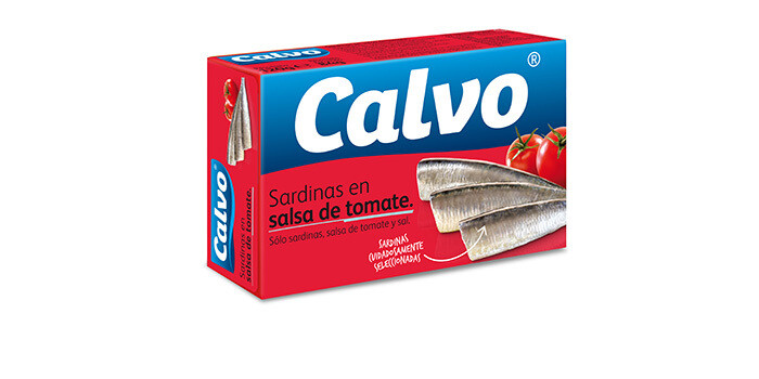 Sardinas en aceite de tomate Calvo 120 gr
