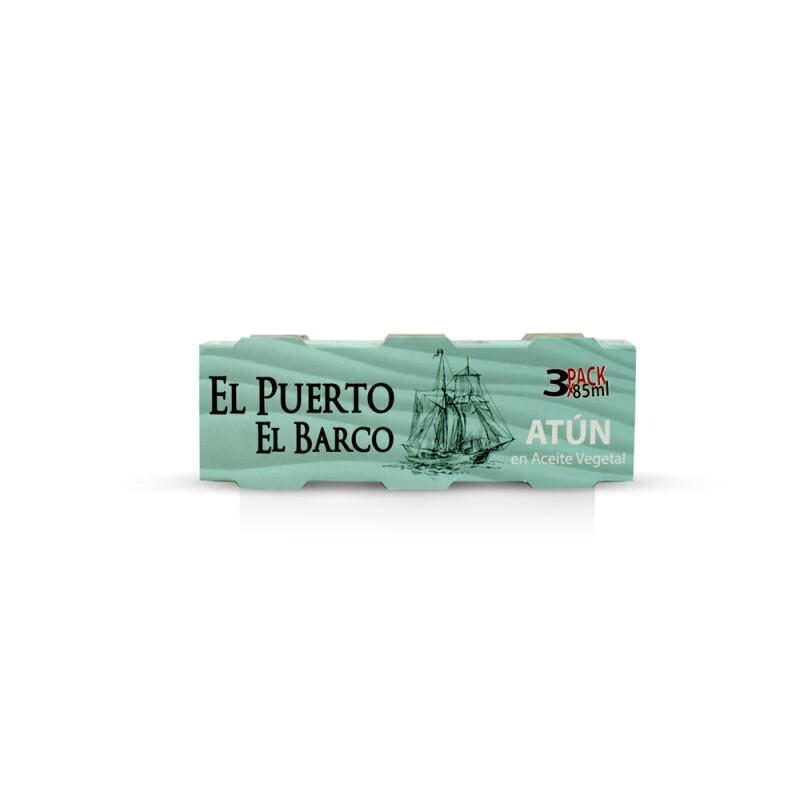 Atun El Puerto El Barco pack 3 uni. 231 gr