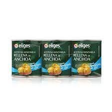 Aceituna rellena de Anchoas IFA Eliges 3x50 gr