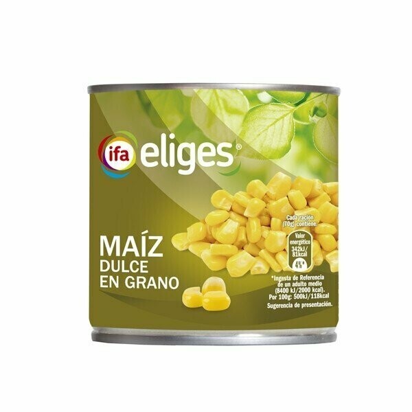 Maiz dulce en grano IFA Eliges 340 gr
