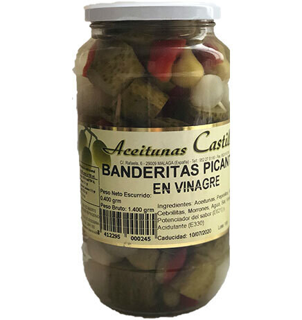Banderillas Picantes en Vinagre Castillo 1.35 gr