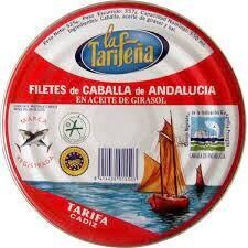 Filetes de Caballa en aceite de oliva La Tarifeña 525 gr