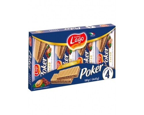 Galleta Poker Cacao 4x45 gr