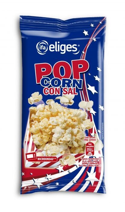 Palomitas Microondas con sal IFA Eliges 3x100g