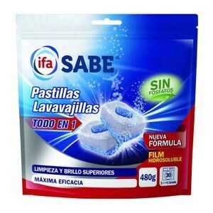 Pastillas para Lavavajillas IFA Sabe 30 uni. 480 gr