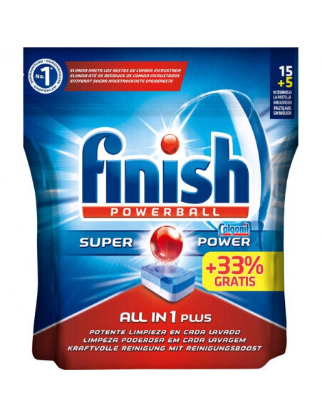 Pastillas para Lavavajillas Finish Power 21 uni. 336 gr