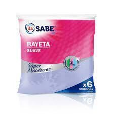 Bayeta Suave 3 Colores IFA Sabe 6 uni.