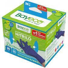 Guantes Desechables Latex Talla M Bayeco 30 uni.