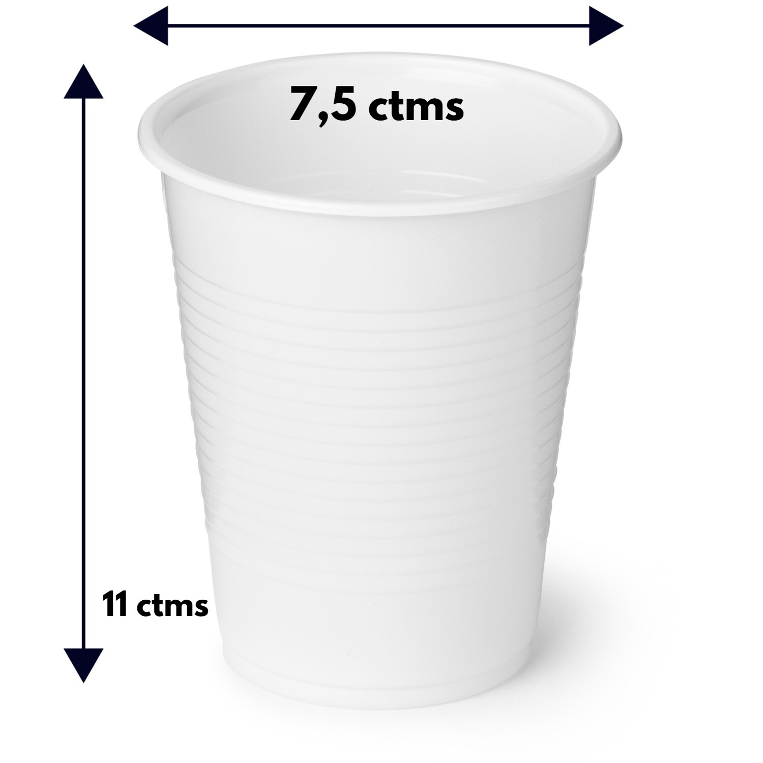 Vasos Plasticos Campisol 16 uni.