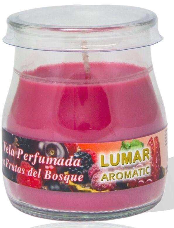 Vela Perfumada vaso Yogurt Frutos del Bosque 100 gr
