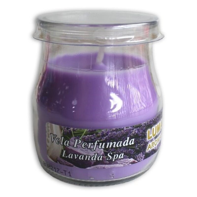 Vela Perfumada vaso Yogurt Lavanda Spa 100 gr