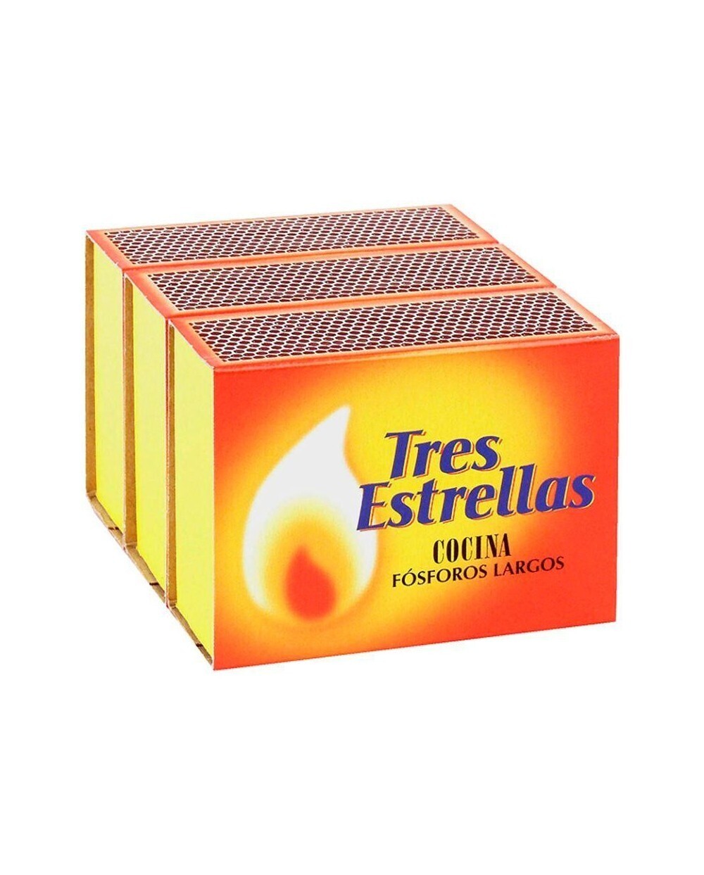Fosforos de Madera 3 Estrellas 3 cajas
