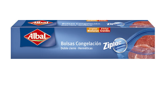Bolsa Congelador Albal Zip 3L 12 Unidades