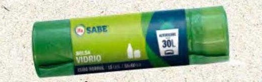 Bolsa para Vidrio 30 litros IFA Sabe 15 uni