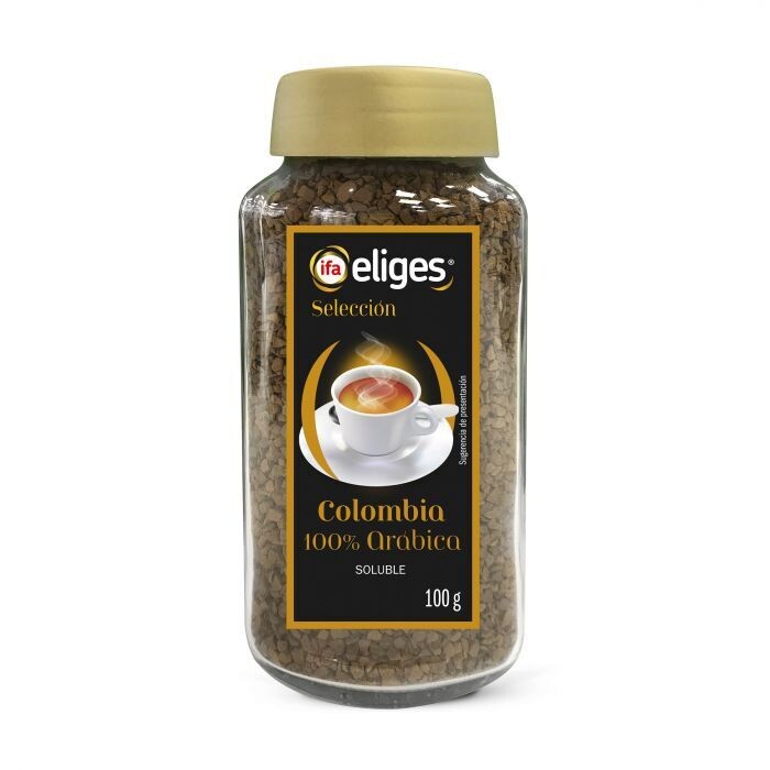 Café Soluble Liofilizado Colombia  IFA Eliges 100gr