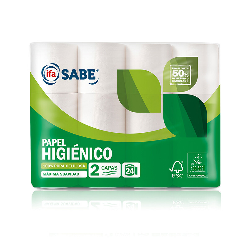 Papel higienico IFA Sabe 2 capas 24 rollos