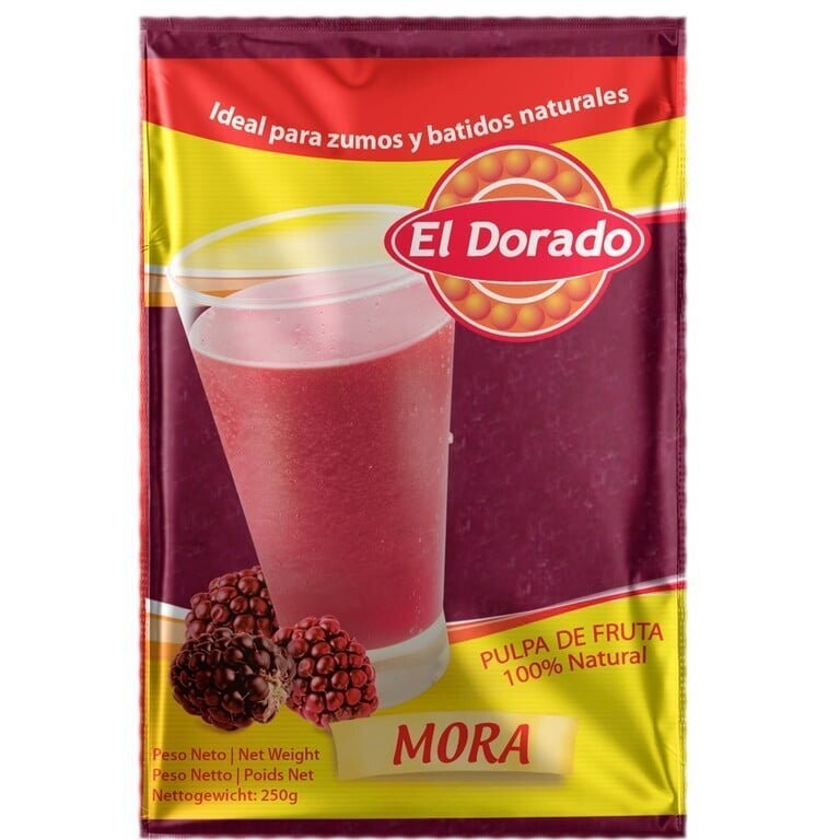 Pulpa de Fruta Mora el Dorado 250 gr