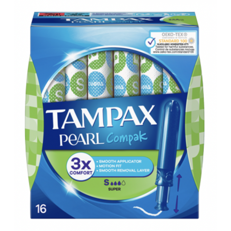 Tampax Pearl Compak Super 16 uni.