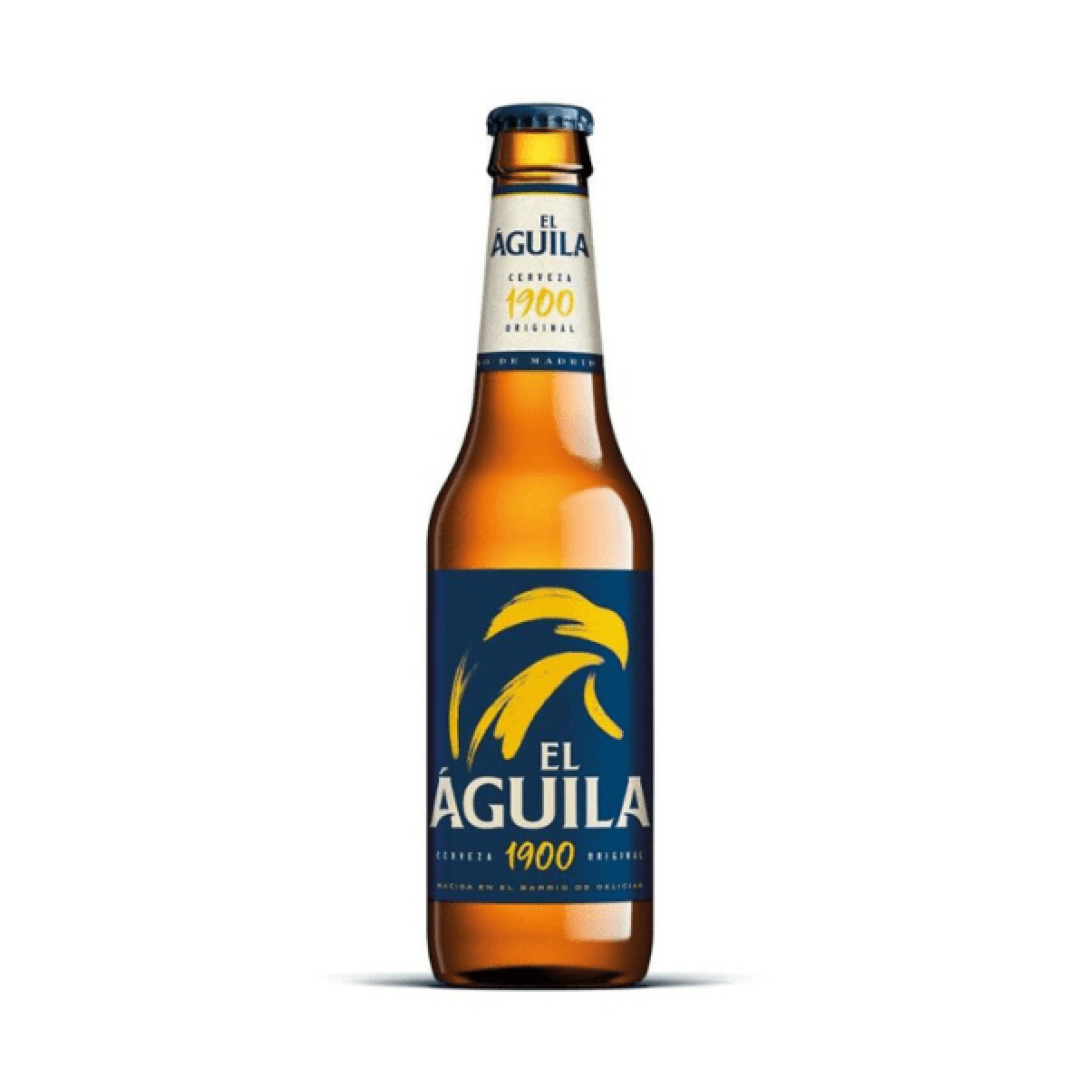 Cerveza sin filtrar El Aguila lata 33 cl