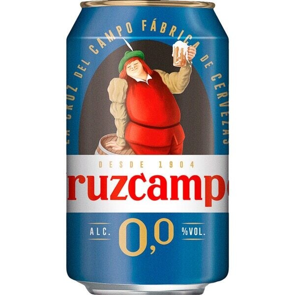 Cerveza Cruz Campo sin alcohol lata 33 cl.