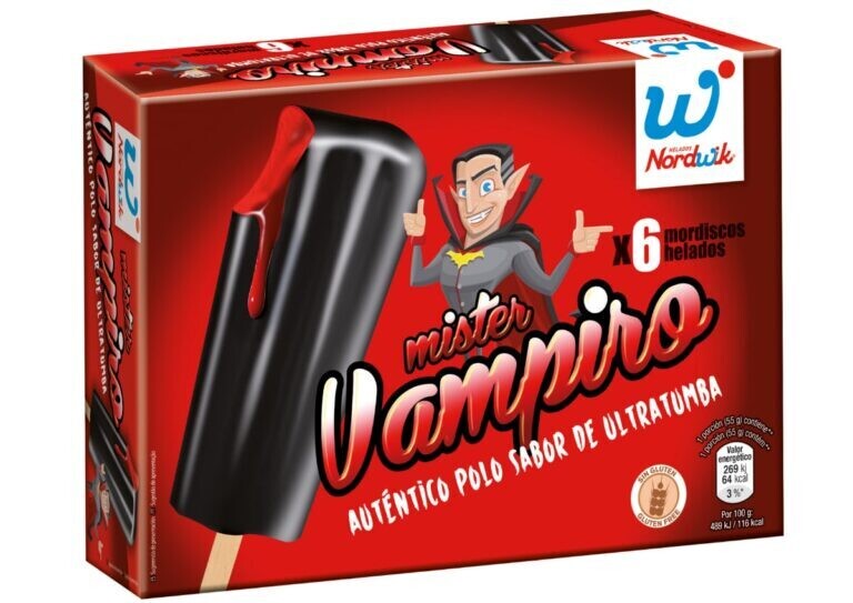 Helado Vampiro Nordwik 6 uni. 330 gr