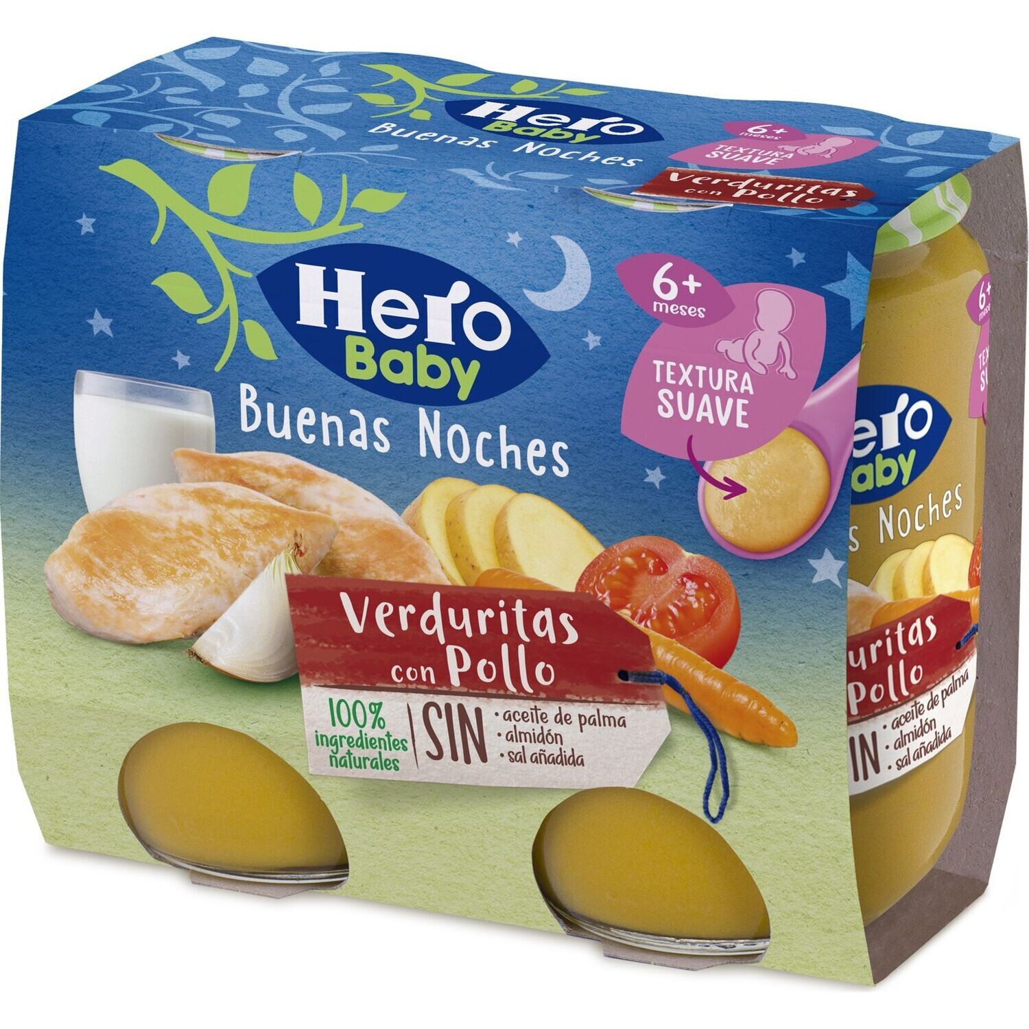 Potito Hero Verduritas con Pollo 2x190 gr