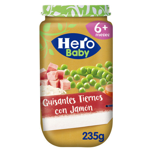 Potito Hero Guisantes Tiernos con Jamón 235 gr.