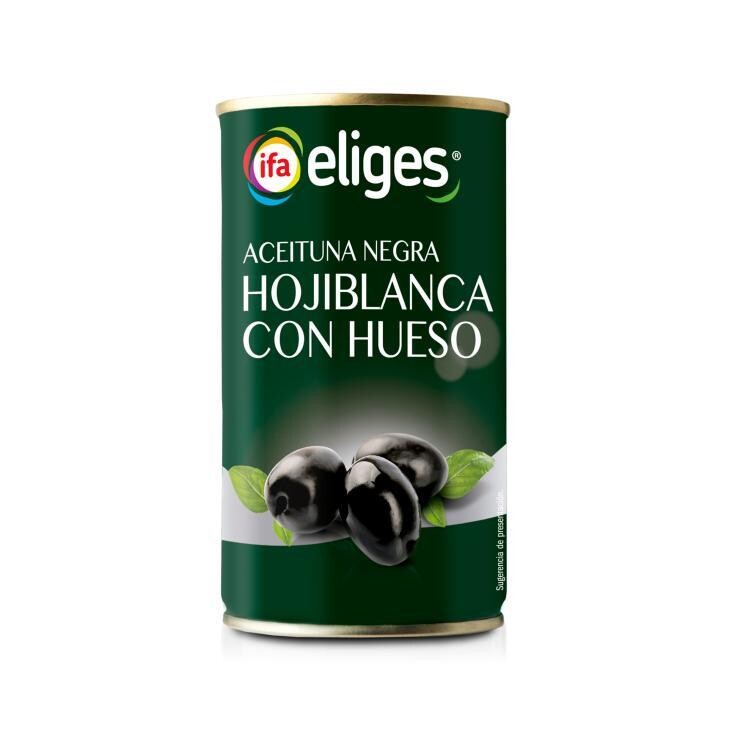 Aceituna Negra sin Hueso IFA Eliges 350 gr