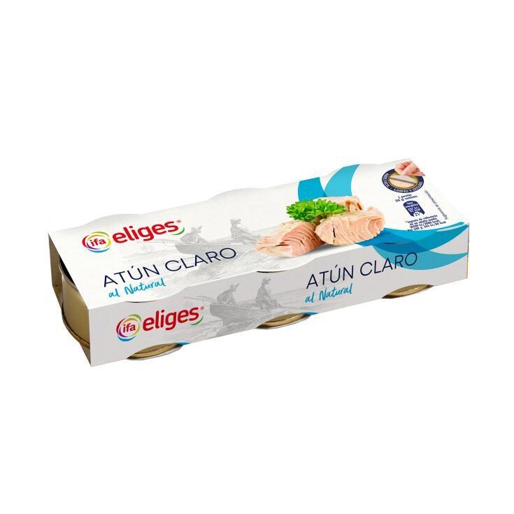 Atun Claro al Natural IFA Eliges pack 3x70 gr