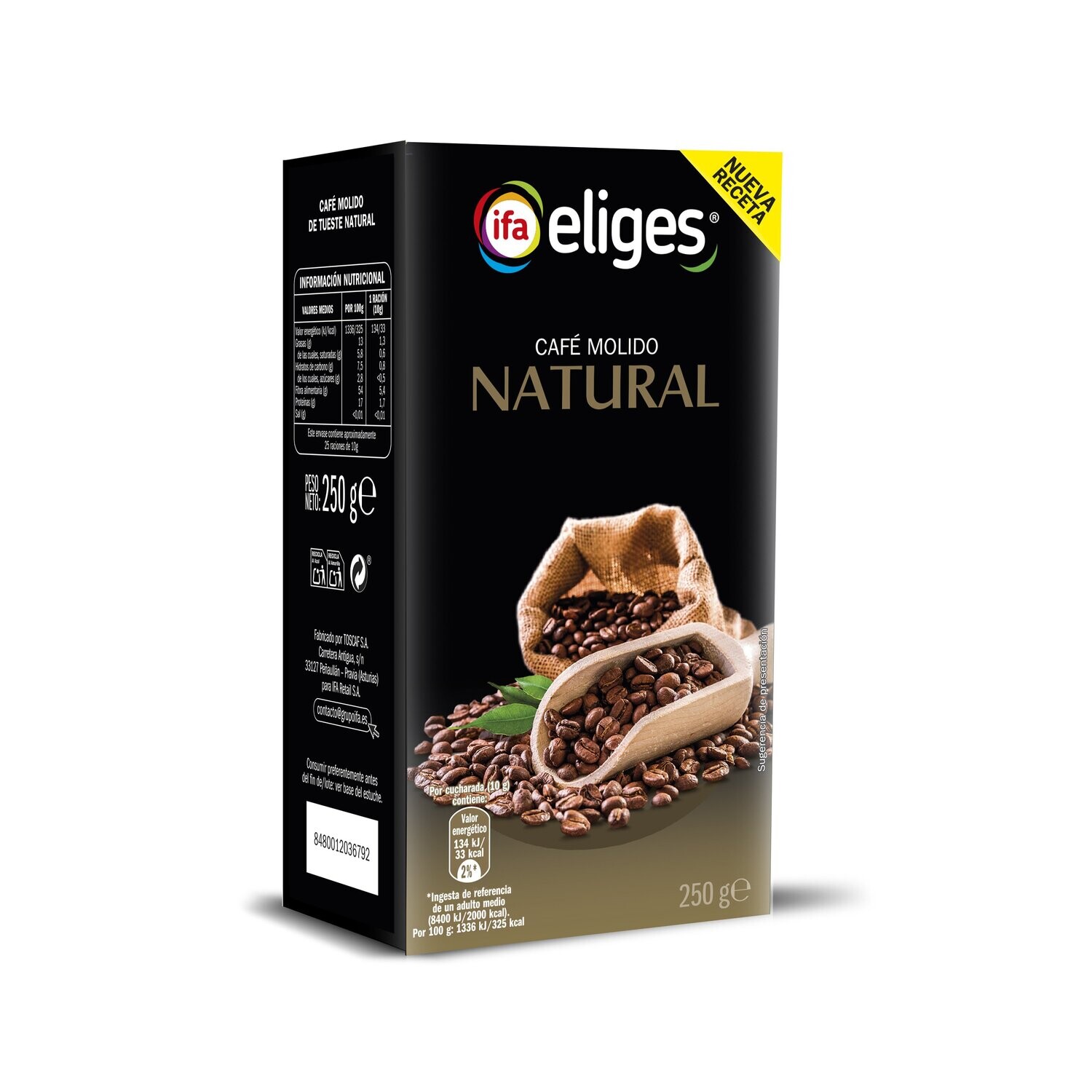 Café Molido Natural IFA Eliges 250 gr