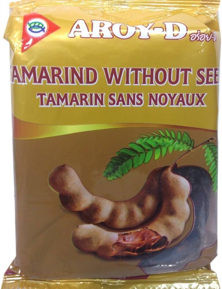 Pulpa de Tamarindo Aroy-D sin semillas 454 gr.