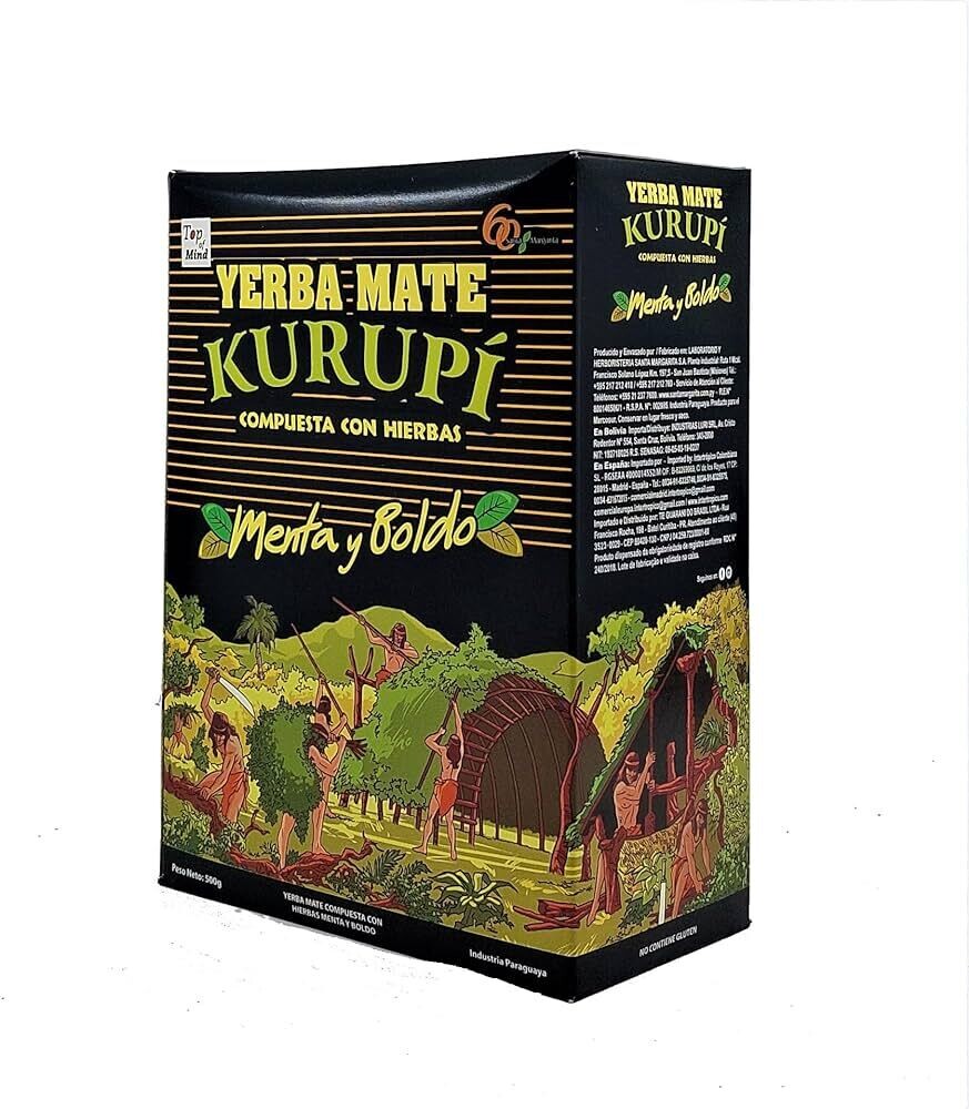 Yerba Mate Kurupi Menta y Boldo 500 gr.