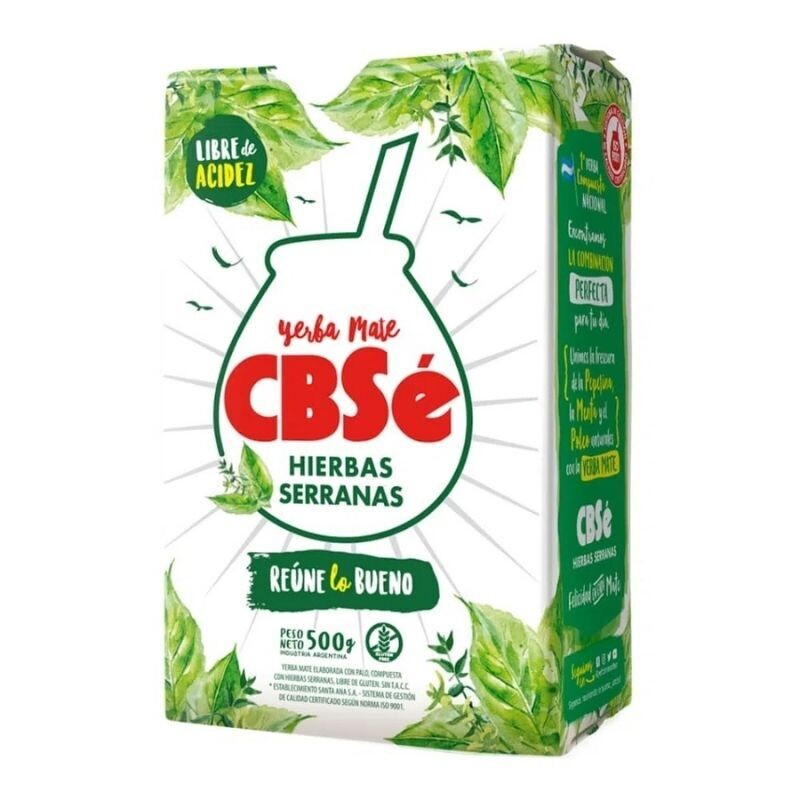 Yerba Mate CBSe Hierbas Serranas 500 gr.