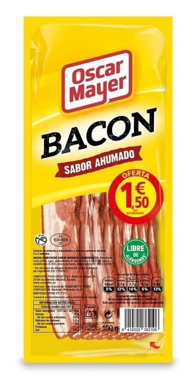 Bacon Oscar Mayer 100 gr