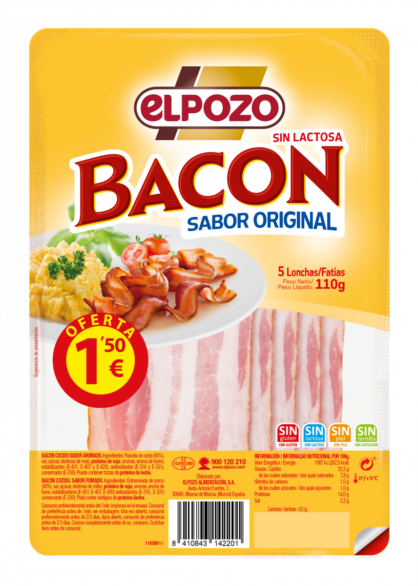Bacon El Pozo 110 gr