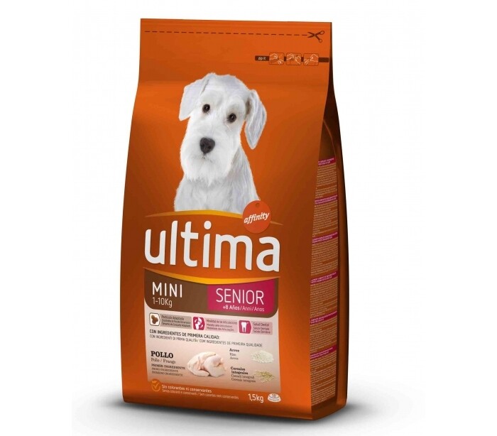 Comida para Perros Mini Senior Pollo 1.5 Kilos