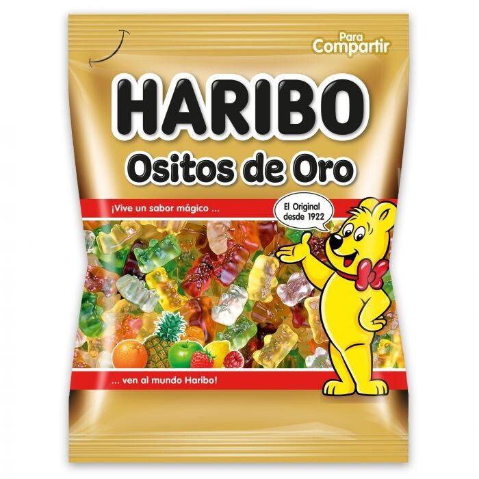 Gominolas Haribo Ositos de Oro bolsa 150 gr