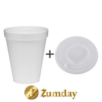 Tapa y Vaso Foam Campisol 25 uni.