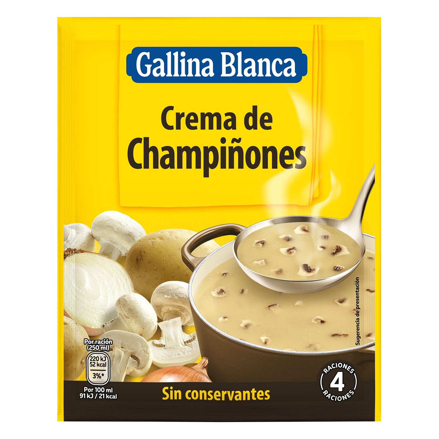 Gallina Blanca Crema de Champiñones 62 gr