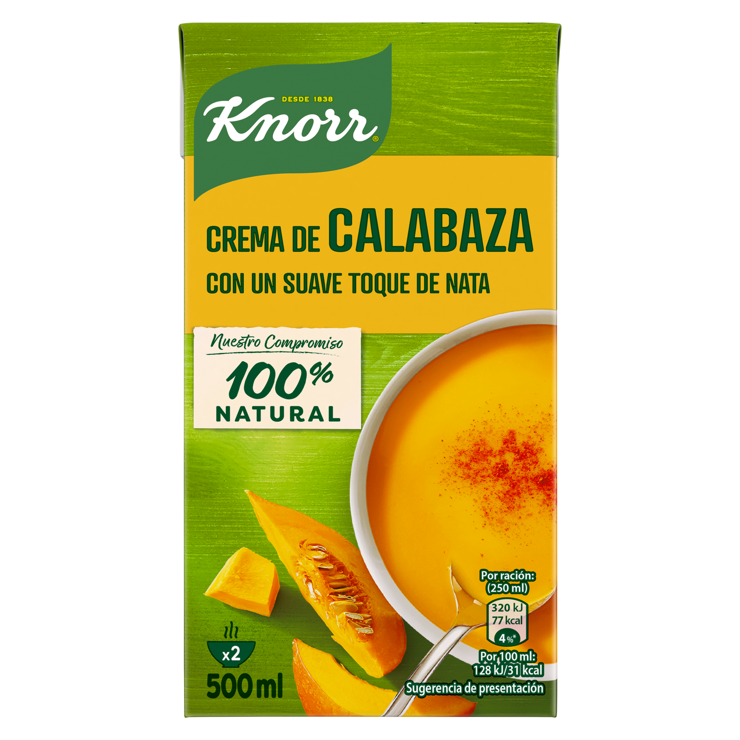 Knorr Crema de Calabaza brik 500 ml
