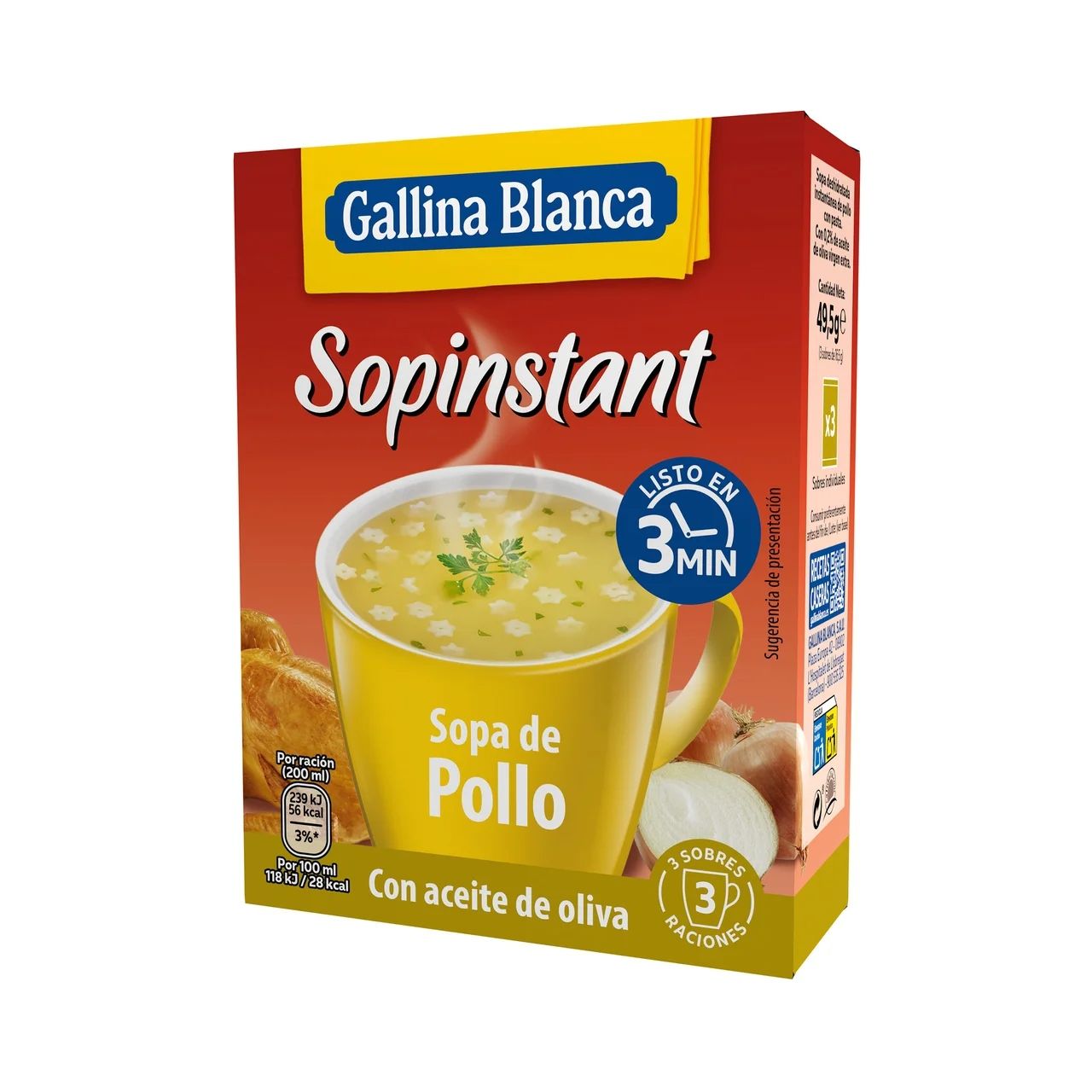 Gallina Blanca Sopinstan Sopa de Pollo 49.5 gr