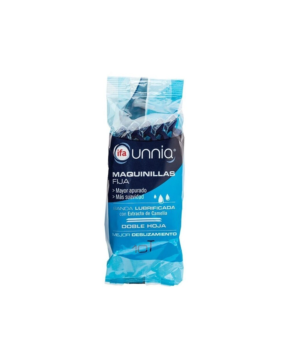 Maquina de Afeitar Doble Hojilla IFA Unnia 10 uni