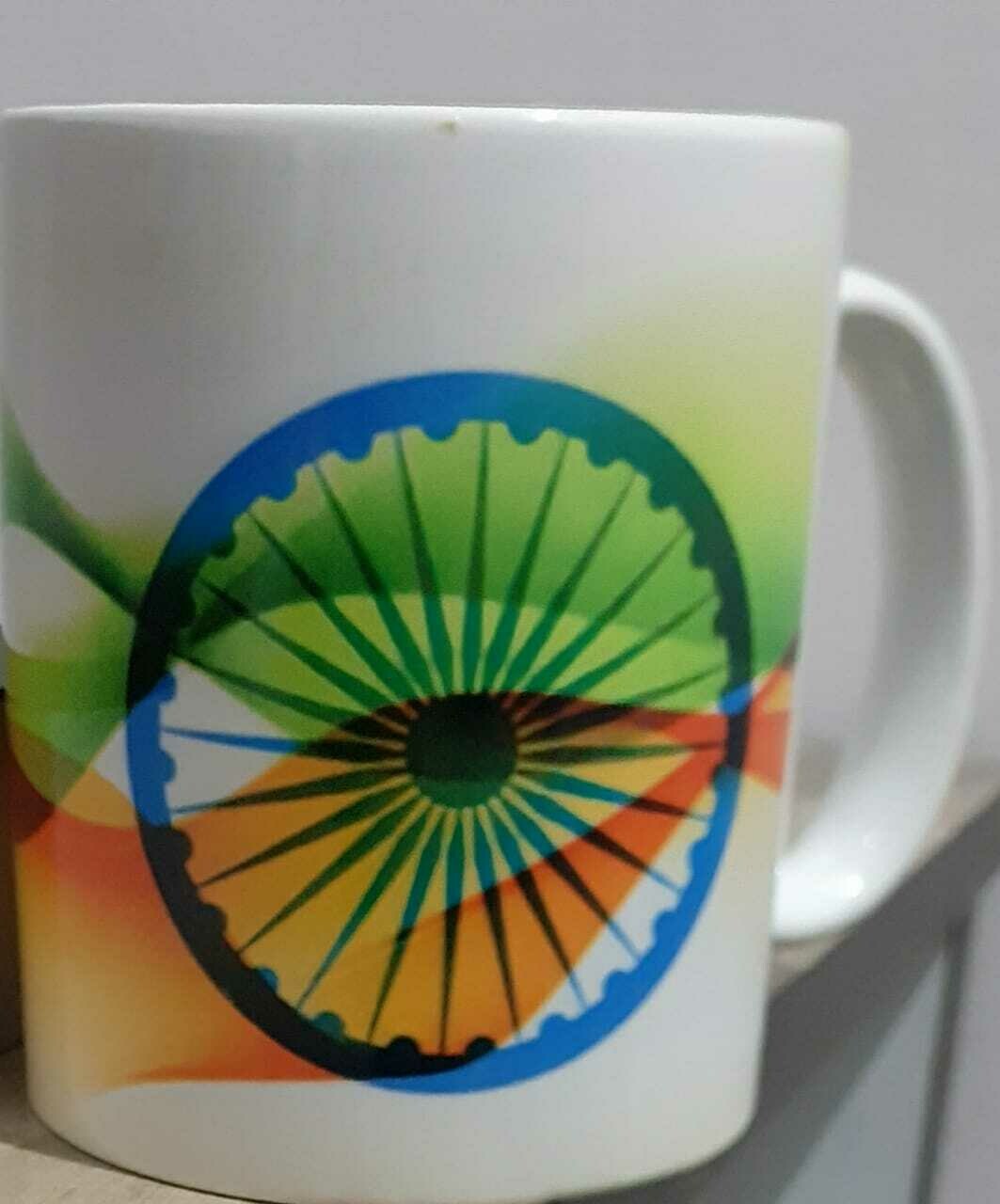 White Ceramic Mug with Customized Print