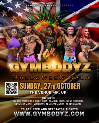 HALLOWEEN GALA-Men&#39;s Physique (Click &#39;buy now&#39; for options)