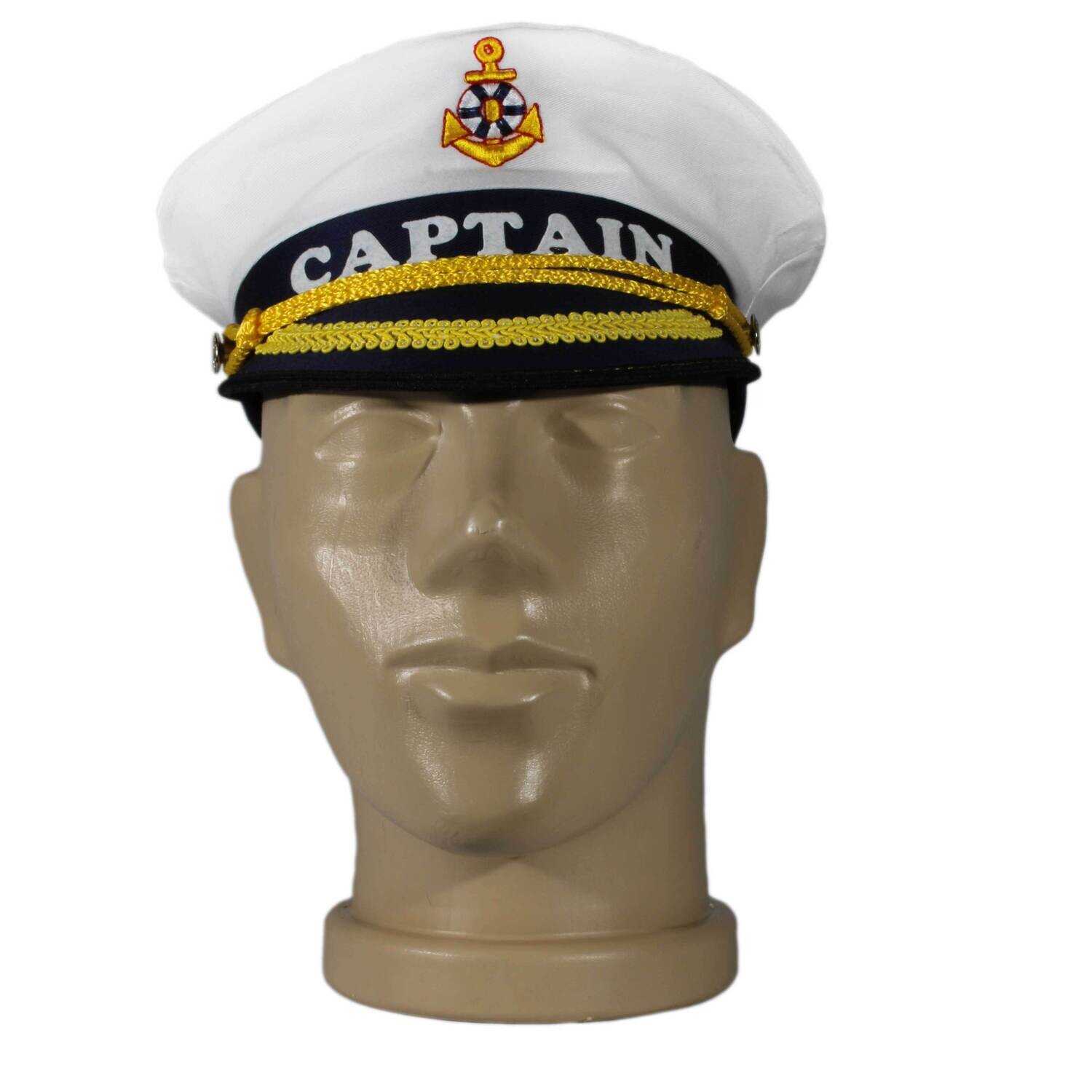 Yacht Captain Hat - Sailor Cap , Skipper Hat , Navy Marine Hat, gift for  Father's Day, Bachelor party, Bachelorette Party, Bridesmaids