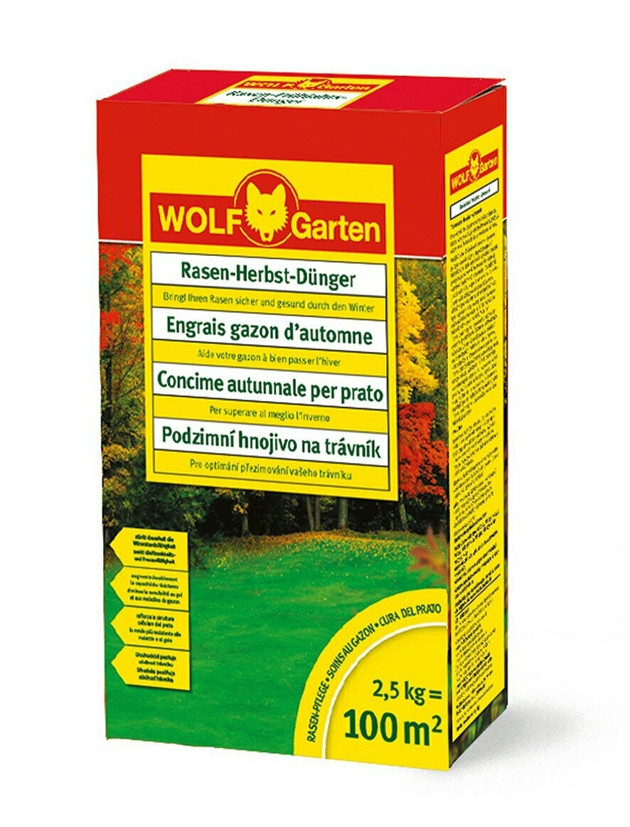 WOLF-GARTEN | Herbst-Rasendünger für 100m²