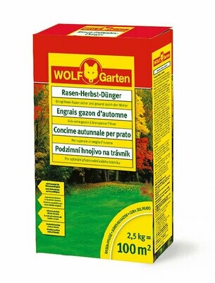 WOLF-GARTEN | Herbst-Rasendünger für 100m²